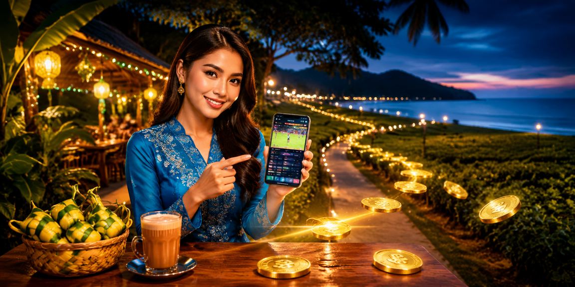 Platform pertaruhan pada telefon pintar wanita tradisional Langkawi